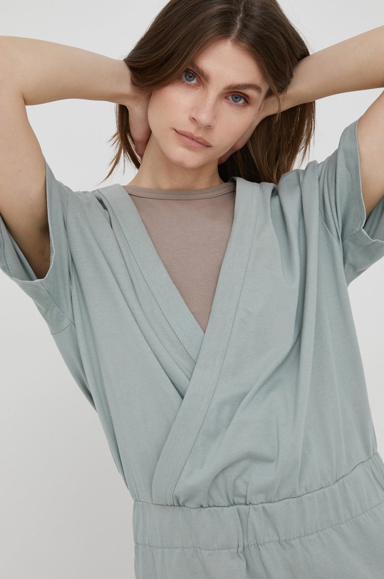 Bavlněné šaty G-Star zelená D21296.B771