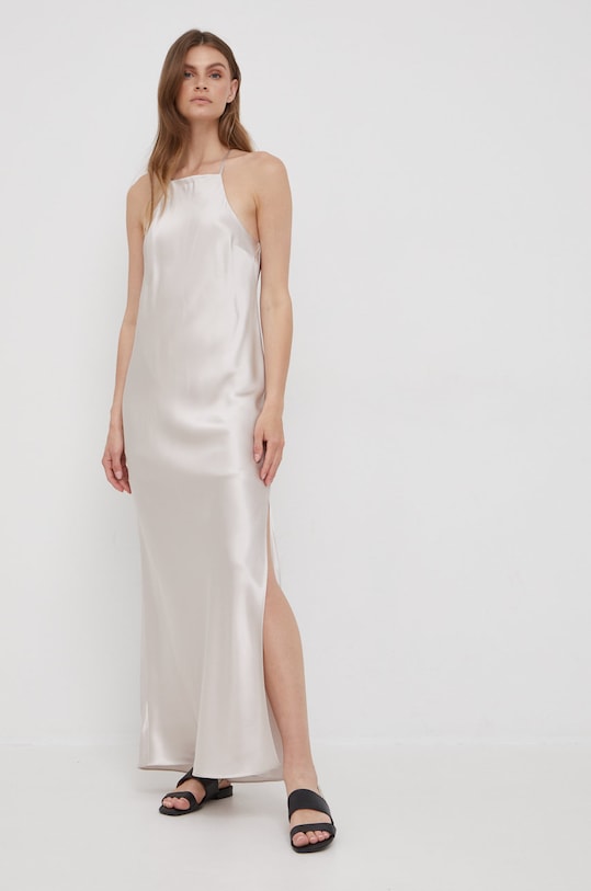 Haljina Calvin Klein K20K203839.PPYY bež SS22