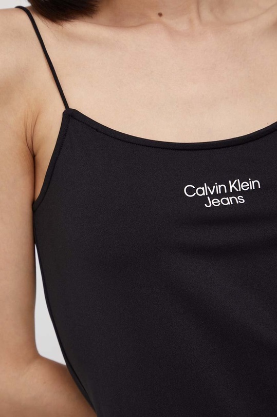 Calvin Klein Jeans sukienka J20J218408.PPYY J20J218408.PPYY czarny