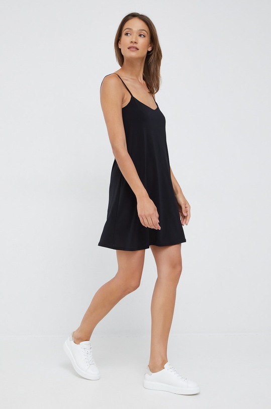 Calvin Klein sukienka plażowa KW0KW01788.PPYY czarny SS22