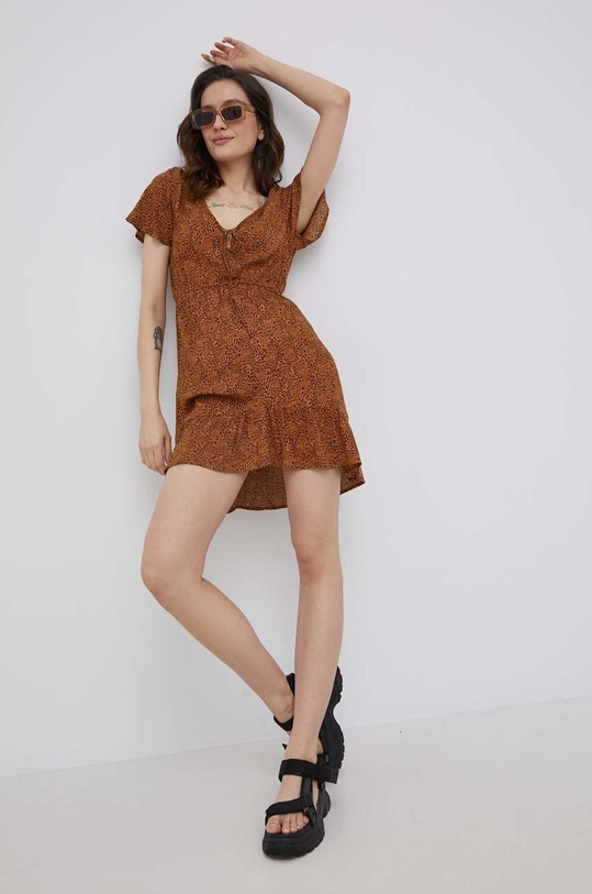 Billabong sukienka C3DR07BIP2 brązowy SS22