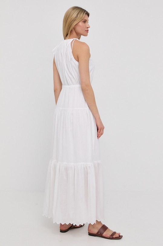 Îmbrăcăminte MICHAEL Michael Kors rochie din bumbac MS280YZ4YJ alb