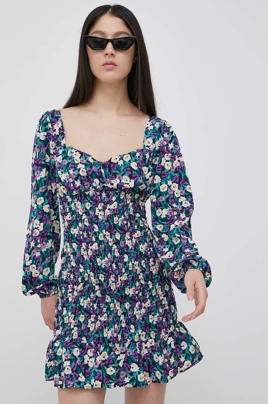 Brave Soul sukienka wzorzyste multicolor LDRW.272PETUNIA.PUR