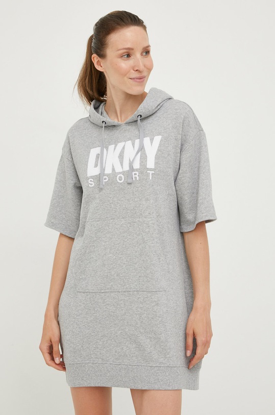 Dkny sukienka DP2D4571 krótki szary DP2D4571