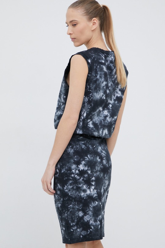 Dkny rochie din bumbac mini negru DP2D4607