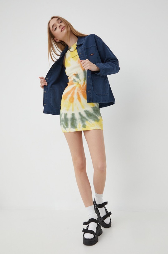 Sixth June rochie din bumbac 32921 portocaliu SS22