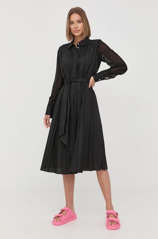 Šaty Karl Lagerfeld midi černá 221W1305