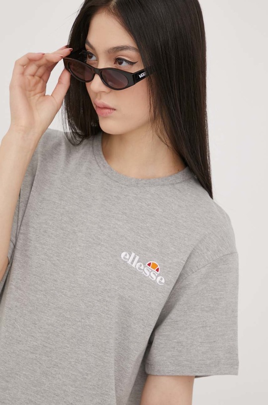 Ellesse sukienka bawełniana szary SGM14191