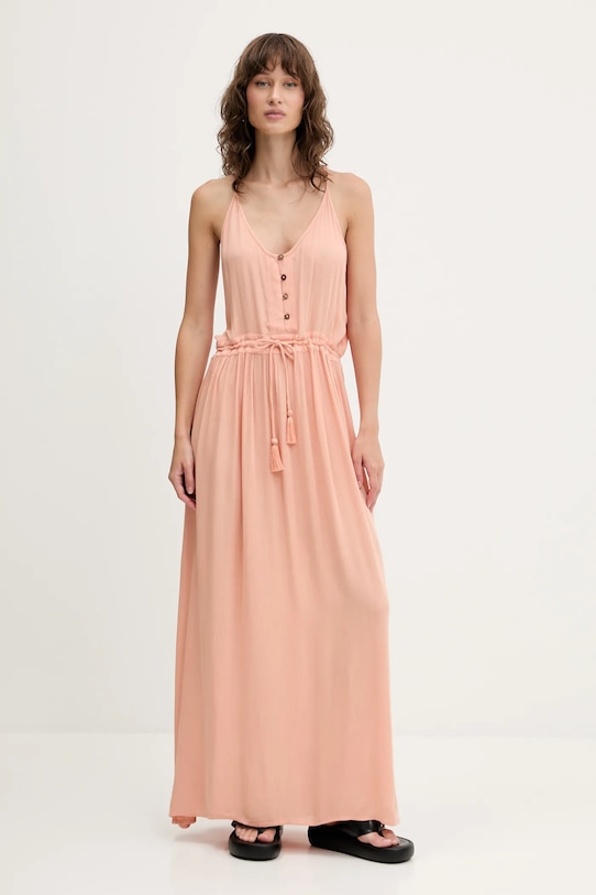 Rip Curl sukienka pomarańczowy GDRMT9