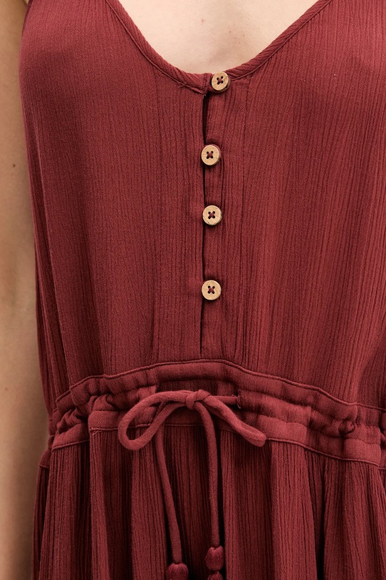 Rip Curl sukienka GDRMT9 czerwony