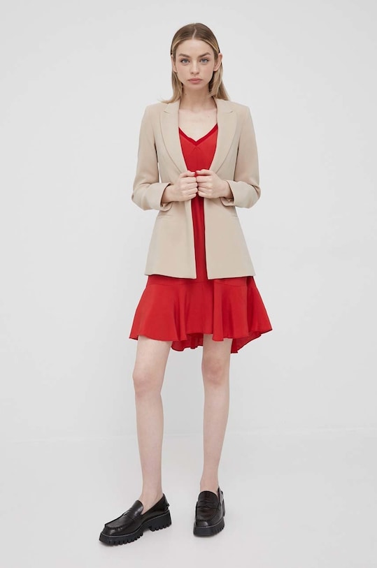 Pepe Jeans ruha Iren PL952530.265 piros SS22