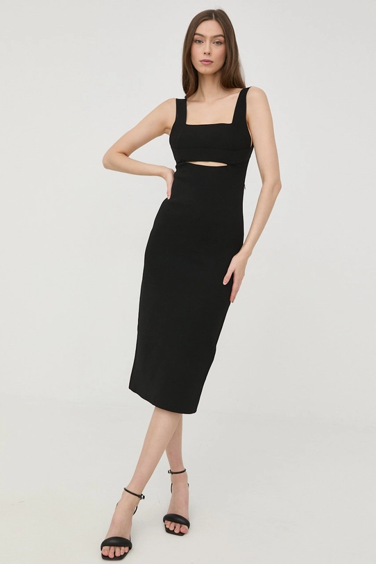 Victoria Beckham rochie 1222KDR003590A negru SS22