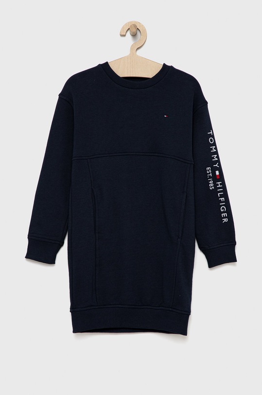 Tommy Hilfiger - Παιδικό φόρεμα απλικέ σκούρο μπλε KG0KG06344.PPYY