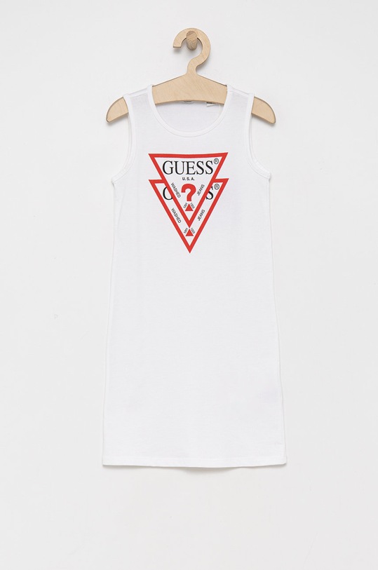 Guess Rochie din bumbac pentru copii mini alb J92K57.KAUD0