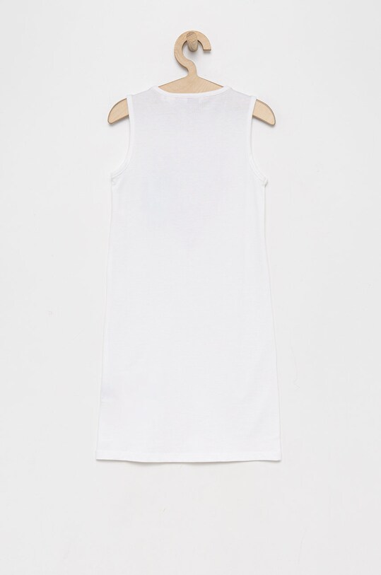 Хлопковое детское платье Guess J92K57.KAUD0 белый SS22