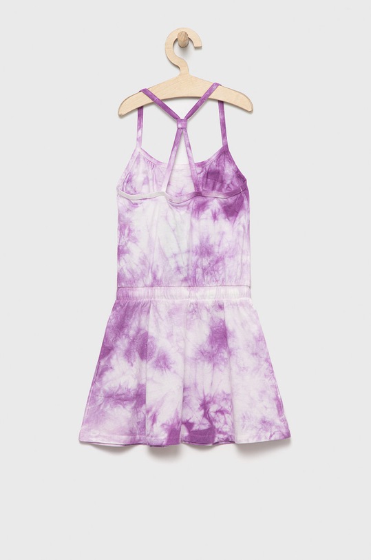 United Colors of Benetton rochie din bumbac pentru copii 3085CV004.G violet SS22