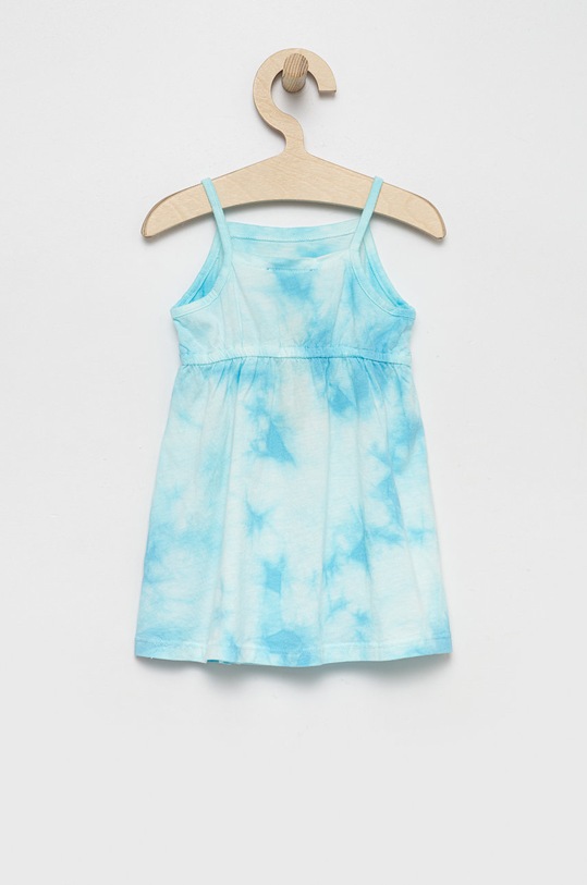 United Colors of Benetton sukienka bawełniana dziecięca 3085GV007.P niebieski SS22