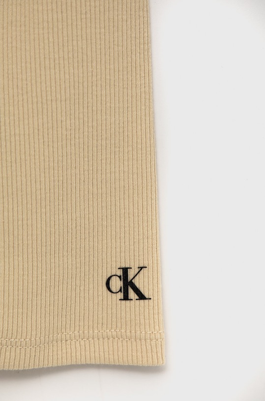 Dievča Dievčenské šaty Calvin Klein Jeans IG0IG01317.PPYY béžová
