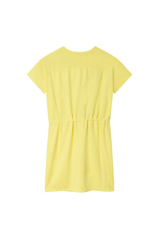 Dětské bavlněné šaty Michael Kors R12102.156 žlutá SS22