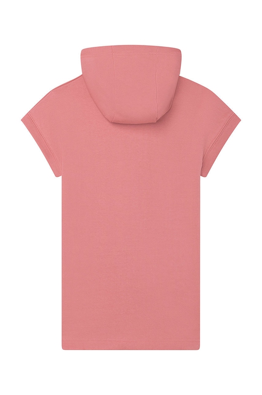 Michael Kors rochie din bumbac pentru copii R12103.102.108 roz SS22