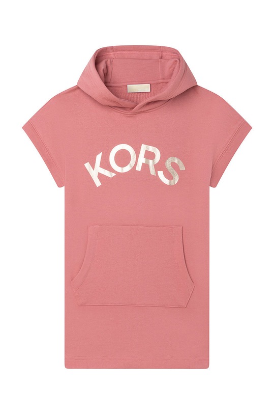Michael Kors rochie din bumbac pentru copii mini roz R12103.114.150