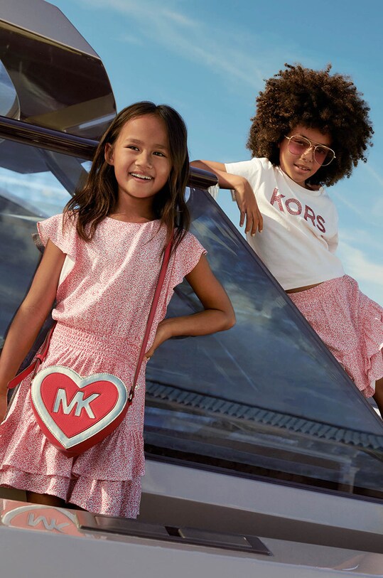 Michael Kors sukienka dziecięca R12106.102.108 R12106.102.108 czerwony
