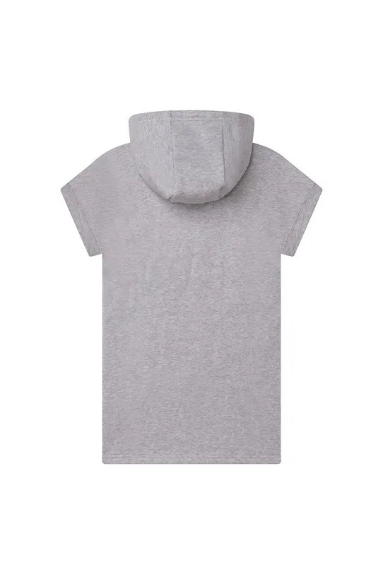 Michael Kors rochie din bumbac pentru copii R12134.102.108 gri SS22