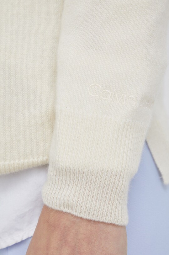 Calvin Klein Sweter kaszmirowy K20K203698.PPYY beżowy