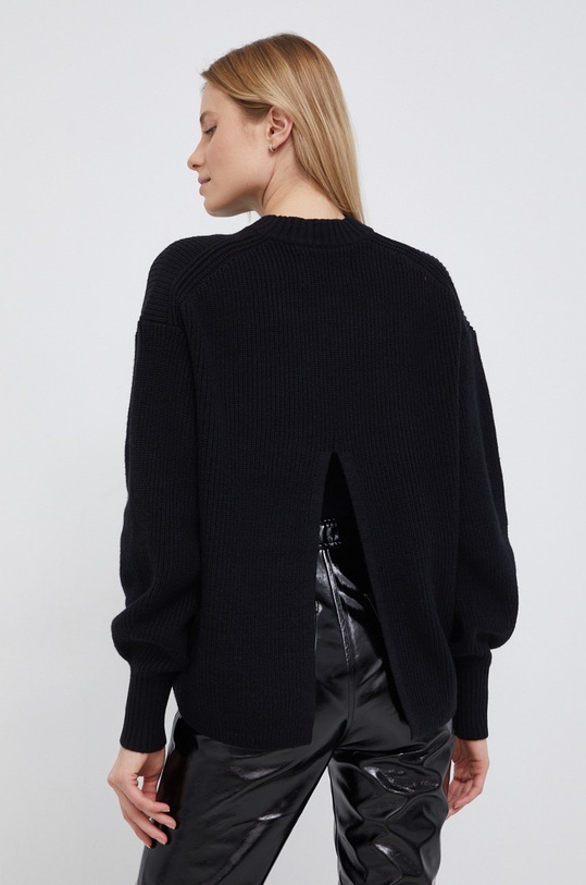 Odzież Calvin Klein Jeans Sweter z domieszką wełny J20J217730.PPYY J20J217730.PPYY czarny