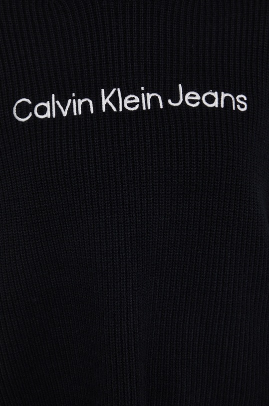 Calvin Klein Jeans Sweter z domieszką wełny J20J217730.PPYY J20J217730.PPYY czarny
