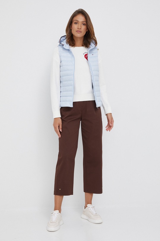 Tommy Hilfiger pulover de bumbac WW0WW35491.PPYY bej SS22