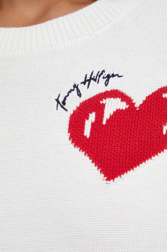 Tommy Hilfiger pulover de bumbac WW0WW35491.PPYY bej