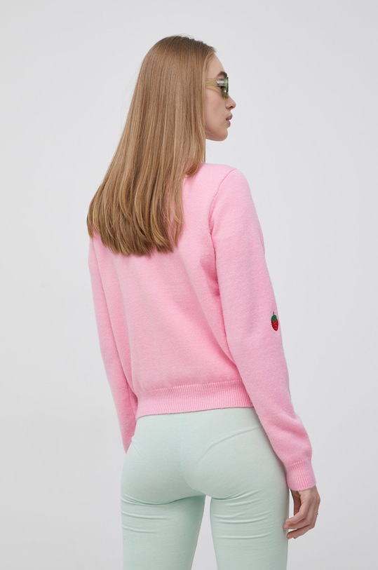 Ρούχα Πλεκτή ζακέτα Pieces 17126458.PrismPink ροζ