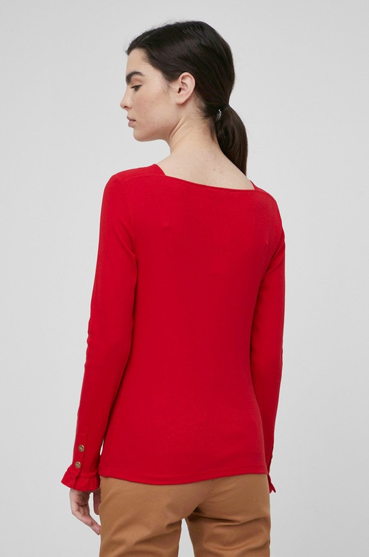 Oblečení Tričko s dlouhým rukávem Lauren Ralph Lauren 200817317002 červená