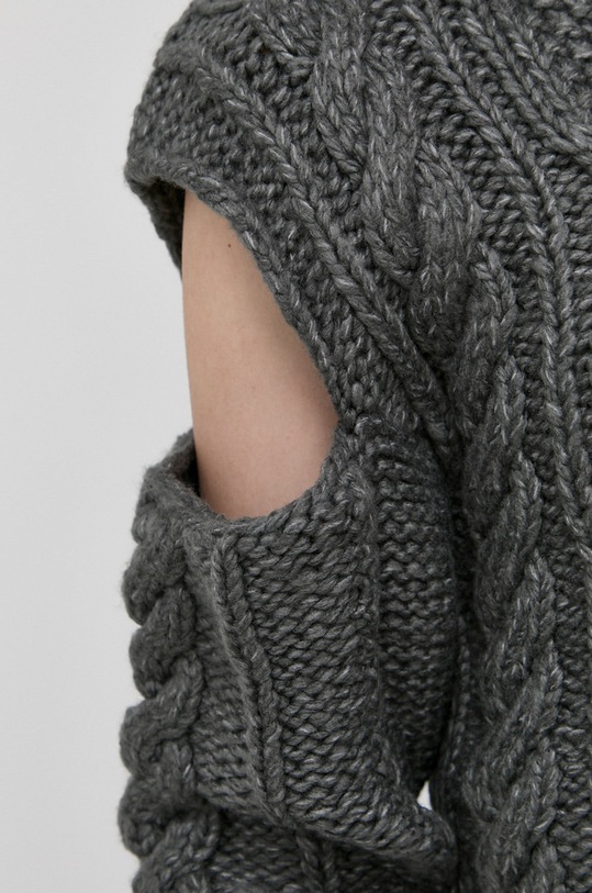 For Love & Lemons sweter KHO21S801 szary