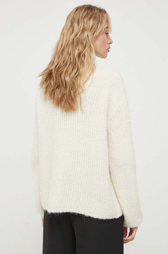 Odzież Bruuns Bazaar sweter wełniany BBW2465 beżowy