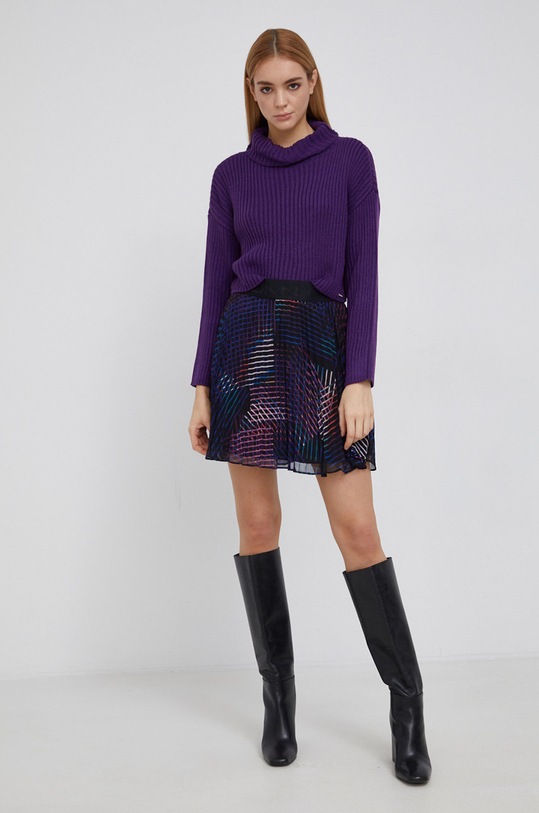 Dkny Sweter P14SAU07 P14SAU07 fioletowy SS22