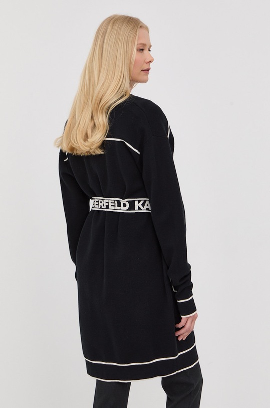 Îmbrăcăminte Karl Lagerfeld cardigan din amestec de lana 221W2003 negru