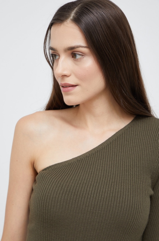 Шерстяной свитер Polo Ralph Lauren зелёный 211856752001