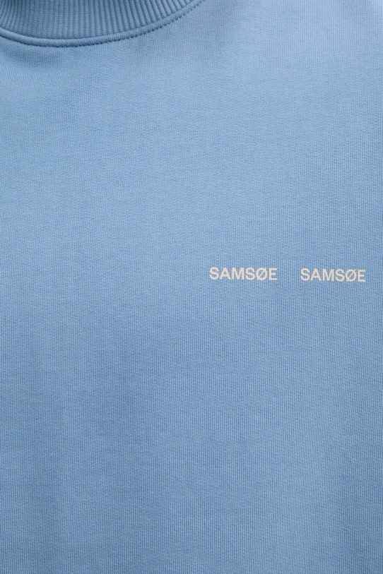 Samsoe Samsoe hanorac de bumbac Norsbro M00018103 albastru