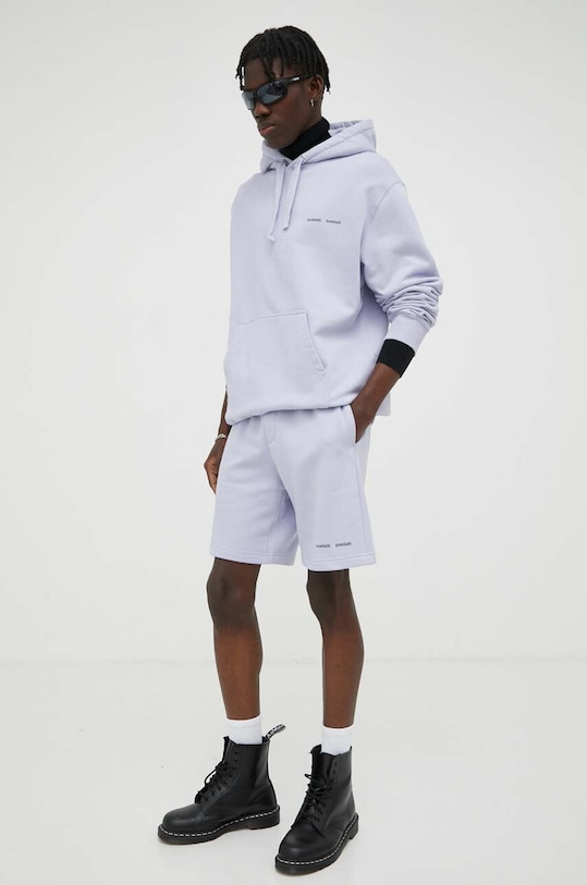 Samsoe Samsoe hanorac de bumbac M00018104 violet AW23