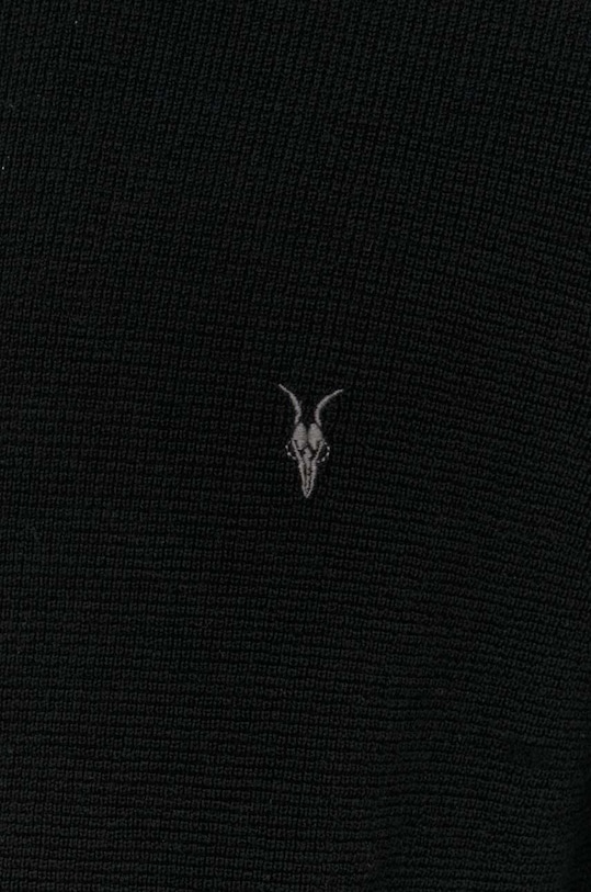 Vlněný svetr AllSaints MK034P černá