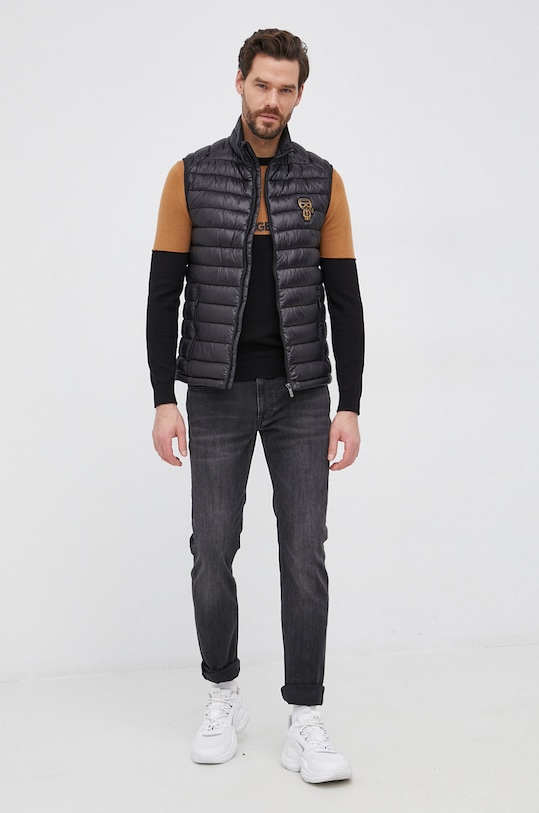 Pamučni pulover Karl Lagerfeld 521398.655080 bež SS22