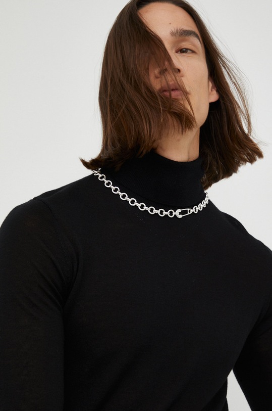 Bruuns Bazaar maglione in lana BBM1069 nero