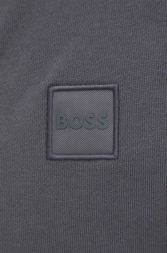 BOSS bluza bawełniana BOSS ORANGE 50468428 szary