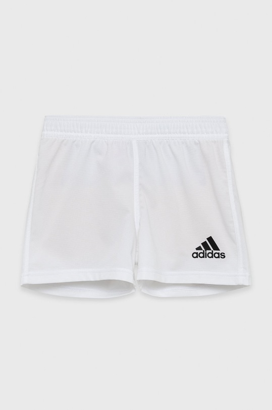 Otroške kratke hlače adidas Performance Potisk bela GI7638