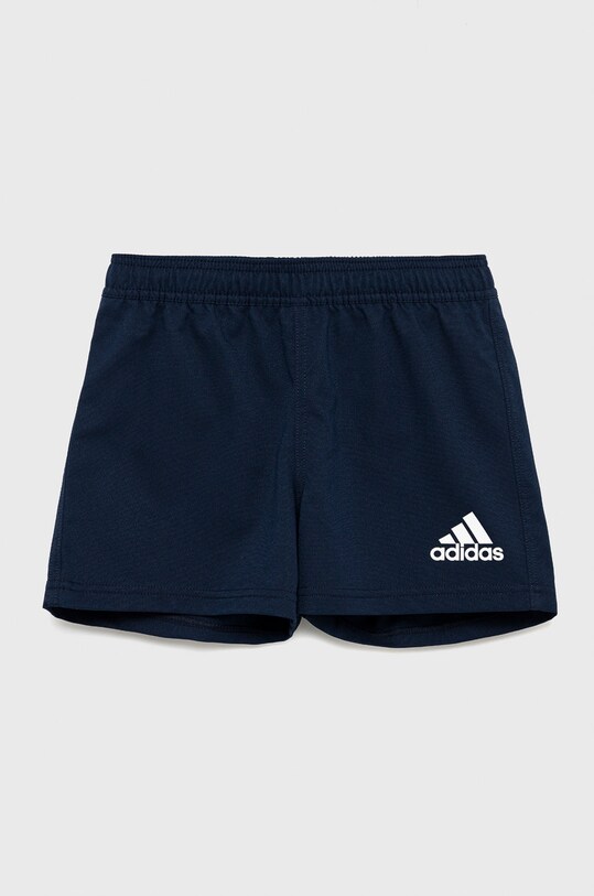 Дитячі шорти adidas Performance GI7640 гладкий темно-синій GI7640