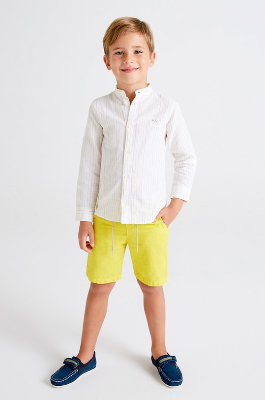 Mayoral pantaloni scurti copii casual galben 3249.5B.MINI.B