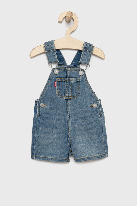 Levi's ogrodniczki jeansowe dziecięce ogrodniczki niebieski 6EE584.B