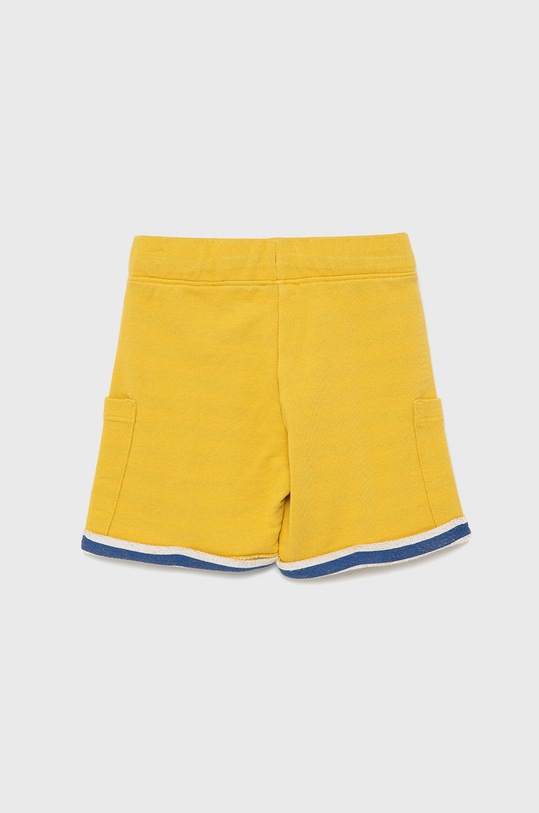 United Colors of Benetton szorty bawełniane dziecięce 31GCCF00B.G żółty SS22